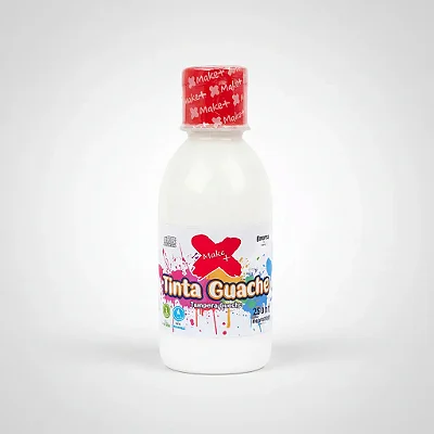 Tinta Guache 250ml Branco Make+
