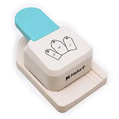 Furador de Papel Make+ Modelo 3 Tags