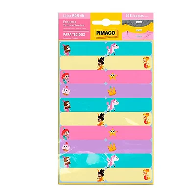 Etiqueta Termocolante Reino Encantado 20 Unid