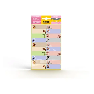 Etiqueta Termocolante Baby Bichos 20 Unidades