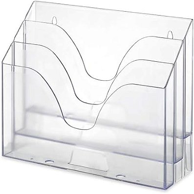 Organizador Triplo Office Cristal Selado
