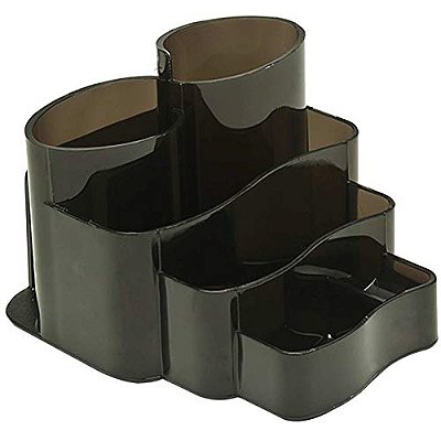 Porta Caneta Dellocolor Fume Organizador Mesa