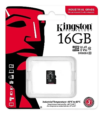 Cartão Micro SD 16GB Industrial - Kingston