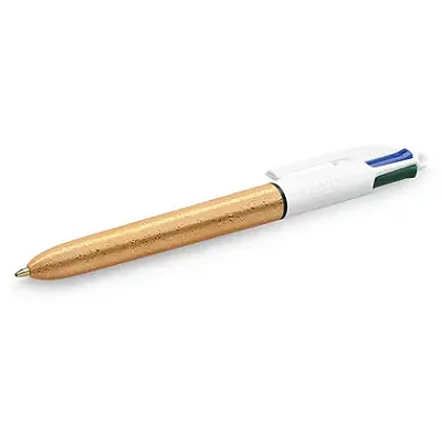 Caneta Bic 4 Cores Dourada Firew