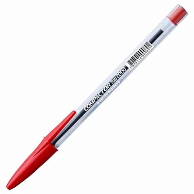 Caneta Compactor Top-2000 Vermelha