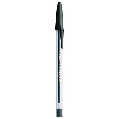 Caneta Compactor Top-2000 Preta Simples