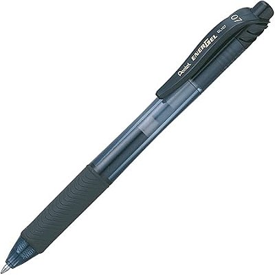 Caneta EnerGel X 0.7mm Retrátil Preta