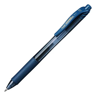 Caneta Energel X 0.7mm Retrátil Azul-Petróleo
