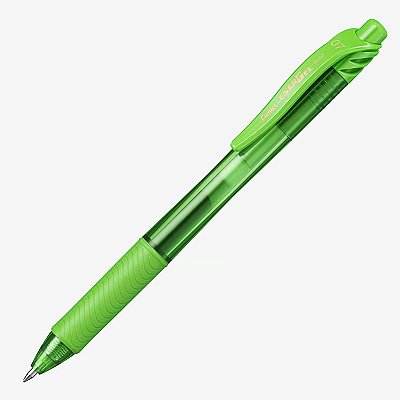 Caneta Energel X 0.7mm Retrátil Verde Claro