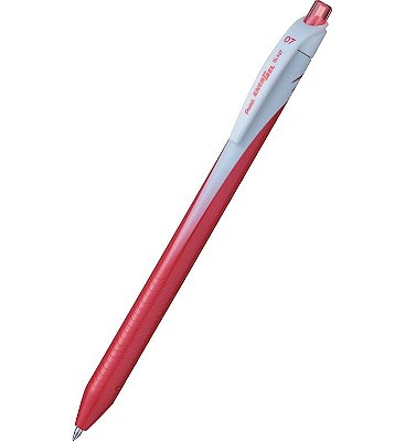 Caneta Energel Wave 0.7mm Retrátil Vermelha