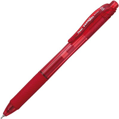 Caneta EnerGel Retrátil 0.5mm Vermelha