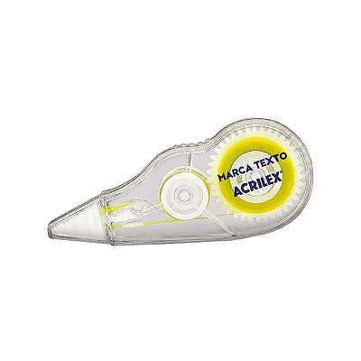 MARCA TEXTO FITA 3M AMARELO LIMAO (1/24) - ACRILEX