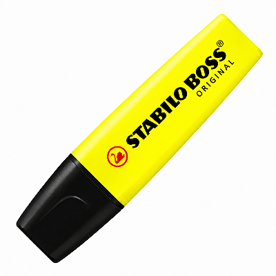 MARCA TEXTO STABILO BOSS AMARELO