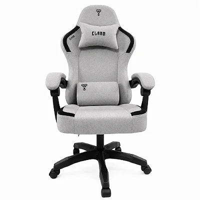 CADEIRA GAMER VELT SILVER - CLANM