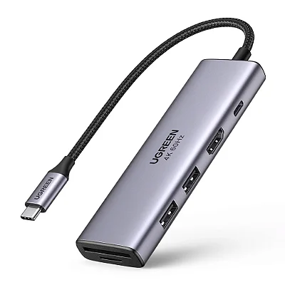 ADAPTADOR HUB USB-C/RJ45/3XUSB 3.0