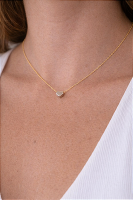 Colar mix de banho coração