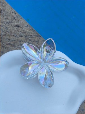 Presilha para cabelo flor