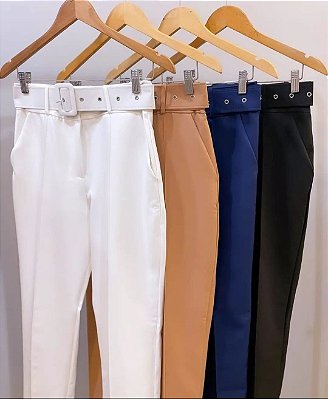 Calça Alfaiataria com cinto