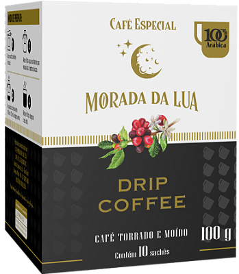 Drip Coffee - 10 Sachês - Morada da Lua