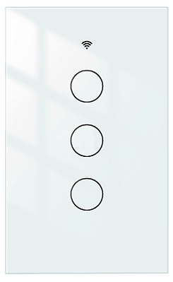 INTERRUPTOR DE LUZ 3 BOTOES WIFI BRANCO- VDS ILBW-3B