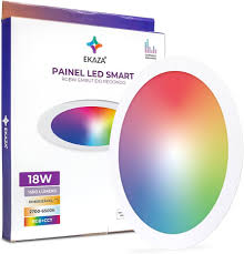 PAINEL LED SMART EMBUTIR REDONDO 22X22 EKHM-T2018 EMBUTIR