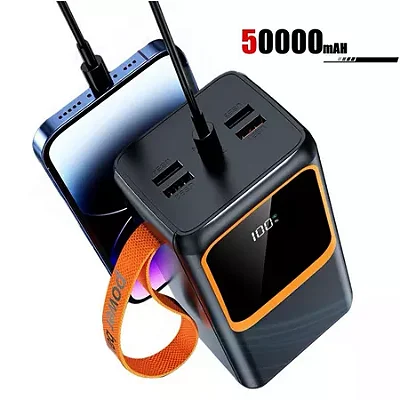 CARREGADOR PORTATIL UNIVERSAL 22.5W POWER BANK TURBO  50.000MAH BTE-61
