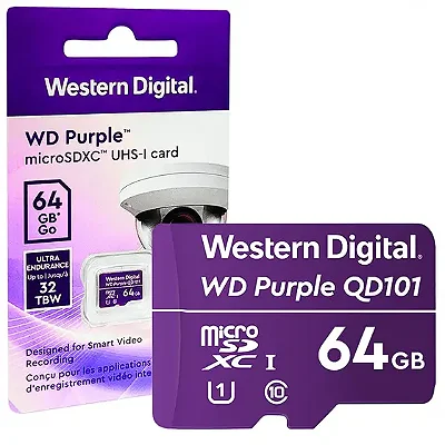 CARTAO MICRO SD 64GB WD INTELBRAS
