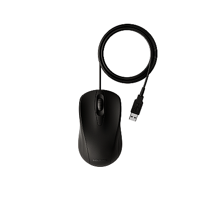 MOUSE INTELBRAS MCI10 COM FIO PRETO
