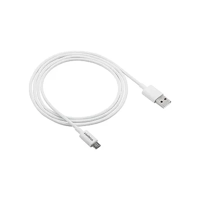 CABO USB MICRO B 1.2M PVC BRANCO EUAB12P