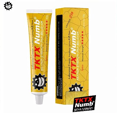 Pomada Anestésica TKTX Gold Numb 23% Lidocaína Original 10g