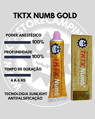 Tktx Numb GOLD 23% Lidocaína