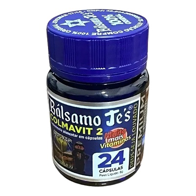 Bálsamo Je’s Premium 24 Cápsulas – Colágeno Tipo II para Qualidade Articular e Mobilidade