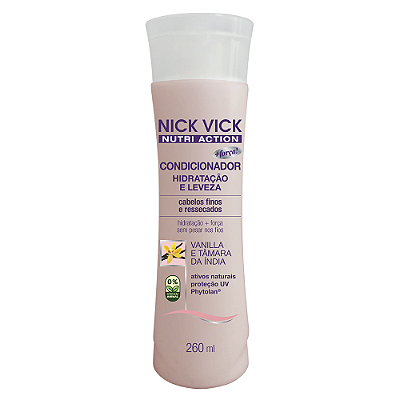 Condicionador Hidratação e Leveza Nick Vick Nutri Action 260ml