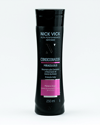 Condicionador Miraculous Nick Vick Alta Performance Intense 250ml