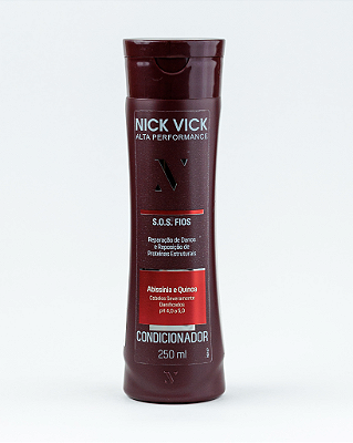 Condicionador S.O.S. Fios Nick Vick Alta Performance 250ml