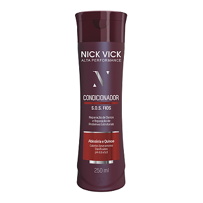 Condicionador S.O.S. Fios Nick Vick Alta Performance 250ml