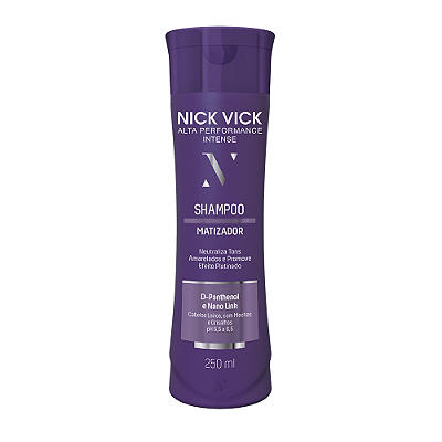 Shampoo Matizador Nick Vick Alta Performance Intense 250ml