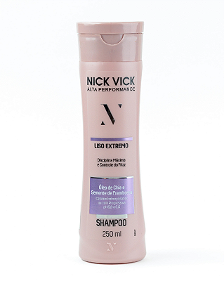 Shampoo Liso Extremo Nick Vick Alta Performance 250ml