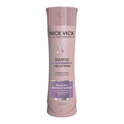 Shampoo Liso Extremo Nick Vick Alta Performance 250ml