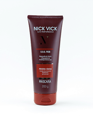 Máscara S.O.S. Fios Nick Vick Alta Performance 200g