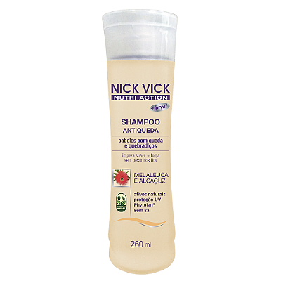 Shampoo Antiqueda Nick Vick Nutri Action 260ml