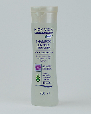 Shampoo Limpeza Profunda Nick Vick Nutri 300ml