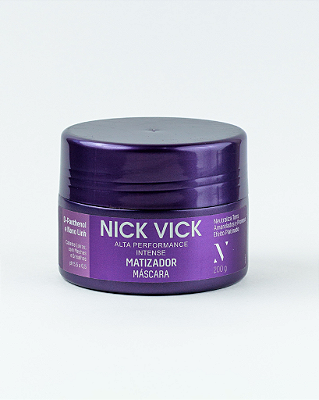 Máscara Matizadora Efeito Platinado Nick Vick Alta Performance 200g