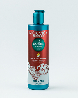 Shampoo Cachos Desejados Nick Vick Antifrizz 300ml