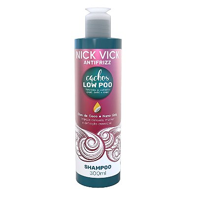 Shampoo Cachos Low Poo Nick Vick Antifrizz 300ml
