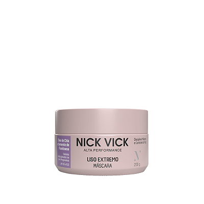 Máscara Liso Extremo Nick Vick Alta Performance 200g
