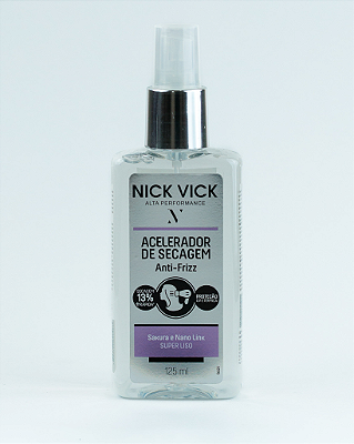 Fluido Liso Extremo Acelerador de Secagem Nick Vick Alta Performance 125ml