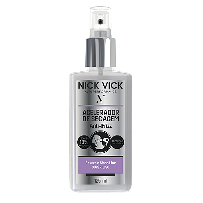 Fluido Liso Extremo Acelerador de Secagem Nick Vick Alta Performance 125ml