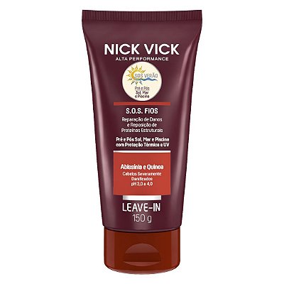 Leave In S.O.S Fios Nick Vick Alta Performance 150g