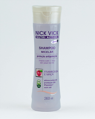 Shampoo Micelar Nick Vick Nutri Action 260ml